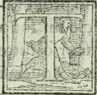 An illustration from Dve dialoghi di m. Iacomo de' Lanteri da Paratico, bresciano : ne i qvali s'introdvce messer Girolamo Catanio nouarese, & messer Francesco Treuisi ingegnero veronese, con un giouene bresciano, à ragionare del modo di disegnare le piante delle fortezze secondo Euclide : et del modo di comporre i modelli, & torre in disegno le piante delle città (1557)