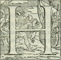 An illustration from Dve dialoghi di m. Iacomo de' Lanteri da Paratico, bresciano : ne i qvali s'introdvce messer Girolamo Catanio nouarese, & messer Francesco Treuisi ingegnero veronese, con un giouene bresciano, à ragionare del modo di disegnare le piante delle fortezze secondo Euclide : et del modo di comporre i modelli, & torre in disegno le piante delle città (1557)