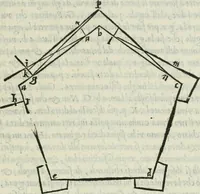 Picture 8 of 37 from Dve dialoghi di m. Iacomo de' Lanteri da Paratico, bresciano : ne i qvali s'introdvce messer Girolamo Catanio nouarese, & messer Francesco Treuisi ingegnero veronese, con un giouene bresciano, à ragionare del modo di disegnare le piante delle fortezze secondo Euclide : et del modo di comporre i modelli, & torre in disegno le piante delle città (1557), leaf 24