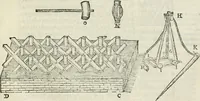 An illustration from Dvo libri di m. Giacomo Lanteri di Paratico da Brescia : del modo di fare le fortificationi de terra intorno alle città, & alle castella per fortificarle : et di fare cosi i forti in campagna per gli alloggiamenti de gli esserciti : come anco per andar sotto ad una terra, & di fare i ripari nella batterie (1559)