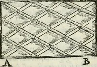 An illustration from Dvo libri di m. Giacomo Lanteri di Paratico da Brescia : del modo di fare le fortificationi de terra intorno alle città, & alle castella per fortificarle : et di fare cosi i forti in campagna per gli alloggiamenti de gli esserciti : come anco per andar sotto ad una terra, & di fare i ripari nella batterie (1559)