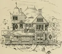 An illustration from Dwelling for village and country, with general descriptions and detailed estimates (1885)