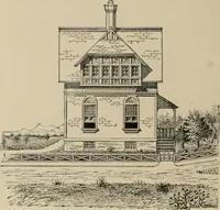 An illustration from Dwelling for village and country, with general descriptions and detailed estimates (1885)