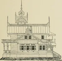 An illustration from Dwelling for village and country, with general descriptions and detailed estimates (1885)