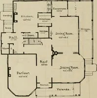 An illustration from Dwelling for village and country, with general descriptions and detailed estimates (1885)