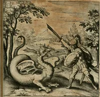 Picture 37 of 86 from Dyas chymica tripartita, das ist, Sechs herzliche deutsche philosophische Tractätlein : deren II. von an jtzo noch im Leben, II. von mitlern Alters, und II. von ältern Philosophis beschrieben Worden : nunmehr aber allen Filiis doctrinae zu Nutz an Tag geben, und mit schönen Figuren gezieret (1625), leaf 182