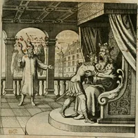 An illustration from Dyas chymica tripartita, das ist, Sechs herzliche deutsche philosophische Tractätlein : deren II. von an jtzo noch im Leben, II. von mitlern Alters, und II. von ältern Philosophis beschrieben Worden : nunmehr aber allen Filiis doctrinae zu Nutz an Tag geben, und mit schönen Figuren gezieret (1625)