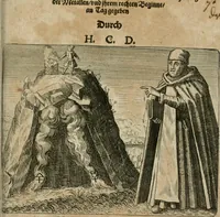 An illustration from Dyas chymica tripartita, das ist, Sechs herzliche deutsche philosophische Tractätlein : deren II. von an jtzo noch im Leben, II. von mitlern Alters, und II. von ältern Philosophis beschrieben Worden : nunmehr aber allen Filiis doctrinae zu Nutz an Tag geben, und mit schönen Figuren gezieret (1625)
