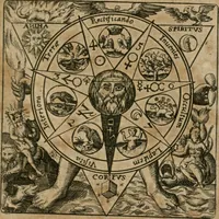 An illustration from Dyas chymica tripartita, das ist, Sechs herzliche deutsche philosophische Tractätlein : deren II. von an jtzo noch im Leben, II. von mitlern Alters, und II. von ältern Philosophis beschrieben Worden : nunmehr aber allen Filiis doctrinae zu Nutz an Tag geben, und mit schönen Figuren gezieret (1625)