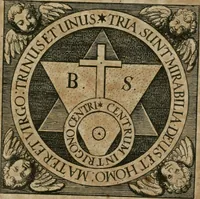 An illustration from Dyas chymica tripartita, das ist, Sechs herzliche deutsche philosophische Tractätlein : deren II. von an jtzo noch im Leben, II. von mitlern Alters, und II. von ältern Philosophis beschrieben Worden : nunmehr aber allen Filiis doctrinae zu Nutz an Tag geben, und mit schönen Figuren gezieret (1625)