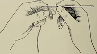 An illustration from The Eagle's call to crochet .. (1915)