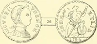 Picture 25 of 80 from The early coins of America and the laws governing their issue : comprising also descriptions of the Washington pieces, the Anglo-American tokens, many pieces of unknown origin, of the seventeenth and eighteenth centuries, and the first patterns of the United States Mint (1875), leaf 195