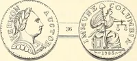 Picture 27 of 80 from The early coins of America and the laws governing their issue : comprising also descriptions of the Washington pieces, the Anglo-American tokens, many pieces of unknown origin, of the seventeenth and eighteenth centuries, and the first patterns of the United States Mint (1875), leaf 200
