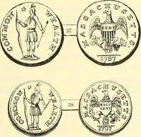 Picture 31 of 80 from The early coins of America and the laws governing their issue : comprising also descriptions of the Washington pieces, the Anglo-American tokens, many pieces of unknown origin, of the seventeenth and eighteenth centuries, and the first patterns of the United States Mint (1875), leaf 269