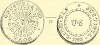 Picture 52 of 80 from The early coins of America and the laws governing their issue : comprising also descriptions of the Washington pieces, the Anglo-American tokens, many pieces of unknown origin, of the seventeenth and eighteenth centuries, and the first patterns of the United States Mint (1875), leaf 353