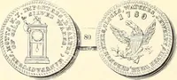Picture 55 of 80 from The early coins of America and the laws governing their issue : comprising also descriptions of the Washington pieces, the Anglo-American tokens, many pieces of unknown origin, of the seventeenth and eighteenth centuries, and the first patterns of the United States Mint (1875), leaf 356