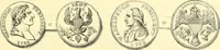 An illustration from The early coins of America and the laws governing their issue : comprising also descriptions of the Washington pieces, the Anglo-American tokens, many pieces of unknown origin, of the seventeenth and eighteenth centuries, and the first patterns of the United States Mint (1875)