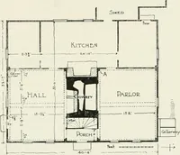 An illustration from Early Connecticut houses; an historical and architectural study (1900)