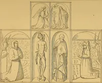 An illustration from The early Flemish painters: notices of their lives and works. (1872)