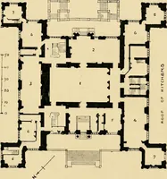 An illustration from Early renaissance architecture in England; a historical & descriptive account of the Tudor, Elizabethan & Jacobean periods, 1500-1625, for the use of students and others (1901)