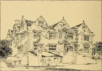 An illustration from Early renaissance architecture in England; a historical & descriptive account of the Tudor, Elizabethan & Jacobean periods, 1500-1625, for the use of students and others (1901)