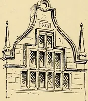 An illustration from Early renaissance architecture in England; a historical & descriptive account of the Tudor, Elizabethan & Jacobean periods, 1500-1625, for the use of students and others (1901)