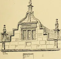 An illustration from Early renaissance architecture in England; a historical & descriptive account of the Tudor, Elizabethan & Jacobean periods, 1500-1625, for the use of students and others (1901)