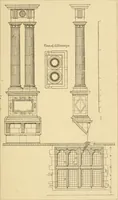 An illustration from Early renaissance architecture in England; a historical & descriptive account of the Tudor, Elizabethan & Jacobean periods, 1500-1625, for the use of students and others (1901)