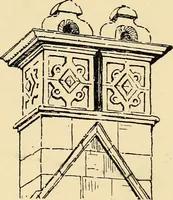An illustration from Early renaissance architecture in England; a historical & descriptive account of the Tudor, Elizabethan & Jacobean periods, 1500-1625, for the use of students and others (1901)