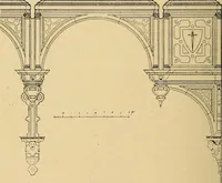 An illustration from Early renaissance architecture in England; a historical & descriptive account of the Tudor, Elizabethan & Jacobean periods, 1500-1625, for the use of students and others (1901)