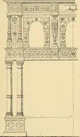 An illustration from Early renaissance architecture in England; a historical & descriptive account of the Tudor, Elizabethan & Jacobean periods, 1500-1625, for the use of students and others (1901)