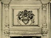 An illustration from Early renaissance architecture in England; a historical & descriptive account of the Tudor, Elizabethan & Jacobean periods, 1500-1625, for the use of students and others (1901)