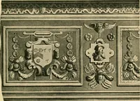An illustration from Early renaissance architecture in England; a historical & descriptive account of the Tudor, Elizabethan & Jacobean periods, 1500-1625, for the use of students and others (1901)