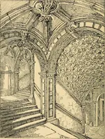 An illustration from Early renaissance architecture in England; a historical & descriptive account of the Tudor, Elizabethan & Jacobean periods, 1500-1625, for the use of students and others (1901)