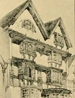 An illustration from Early renaissance architecture in England; a historical & descriptive account of the Tudor, Elizabethan & Jacobean periods, 1500-1625, for the use of students and others (1901)
