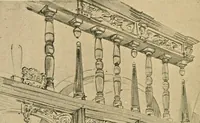 An illustration from Early renaissance architecture in England; a historical & descriptive account of the Tudor, Elizabethan & Jacobean periods, 1500-1625, for the use of students and others (1901)