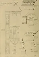 An illustration from Early renaissance architecture in England; a historical & descriptive account of the Tudor, Elizabethan & Jacobean periods, 1500-1625, for the use of students and others (1901)