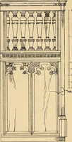 An illustration from Early renaissance architecture in England; a historical & descriptive account of the Tudor, Elizabethan & Jacobean periods, 1500-1625, for the use of students and others (1901)