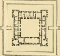 An illustration from Early renaissance architecture in England; a historical & descriptive account of the Tudor, Elizabethan & Jacobean periods, 1500-1625, for the use of students and others (1901)