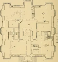 An illustration from Early renaissance architecture in England; a historical & descriptive account of the Tudor, Elizabethan & Jacobean periods, 1500-1625, for the use of students and others (1901)