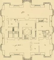 An illustration from Early renaissance architecture in England; a historical & descriptive account of the Tudor, Elizabethan & Jacobean periods, 1500-1625, for the use of students and others (1901)