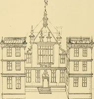 An illustration from Early renaissance architecture in England; a historical & descriptive account of the Tudor, Elizabethan & Jacobean periods, 1500-1625, for the use of students and others (1901)