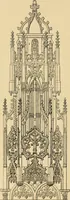 An illustration from Early renaissance architecture in England; a historical & descriptive account of the Tudor, Elizabethan & Jacobean periods, 1500-1625, for the use of students and others (1901)