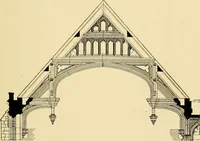 An illustration from Early renaissance architecture in England; a historical & descriptive account of the Tudor, Elizabethan & Jacobean periods, 1500-1625, for the use of students and others (1901)
