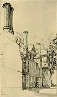 An illustration from Early renaissance architecture in England; a historical & descriptive account of the Tudor, Elizabethan & Jacobean periods, 1500-1625, for the use of students and others (1901)