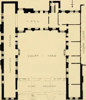 An illustration from Early renaissance architecture in England; a historical & descriptive account of the Tudor, Elizabethan & Jacobean periods, 1500-1625, for the use of students and others (1901)