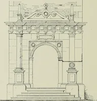 Picture 88 of 318 from Early renaissance architecture in England; a historical & descriptive account of the Tudor, Elizabethan & Jacobean periods, 1500-1625, for the use of students and others (1901), leaf 158