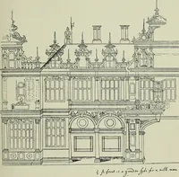 Picture 296 of 318 from Early renaissance architecture in England; a historical & descriptive account of the Tudor, Elizabethan & Jacobean periods, 1500-1625, for the use of students and others (1901), leaf 425