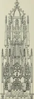 An illustration from Early renaissance architecture in England; a historical & descriptive account of the Tudor, Elizabethan & Jacobean periods, 1500-1625, for the use of students and others (1901)