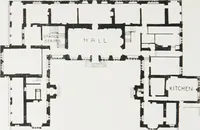 An illustration from Early renaissance architecture in England : a historical and descriptive account of the Tudor, Elizabethan, and Jacobean periods, 1500-1625 : for the use of students and others (1914)